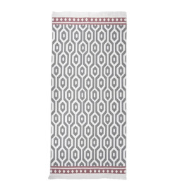 Tapis Gris 100x200 cm Coton