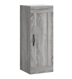 Buffet haut Sonoma gris 34,5x34x180 cm Bois d'ingénierie