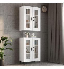 Armoire murale suspendue Blanc 69,5x34x90 cm