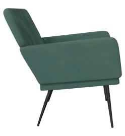 Banc Vert foncé 108x79x79 cm Velours