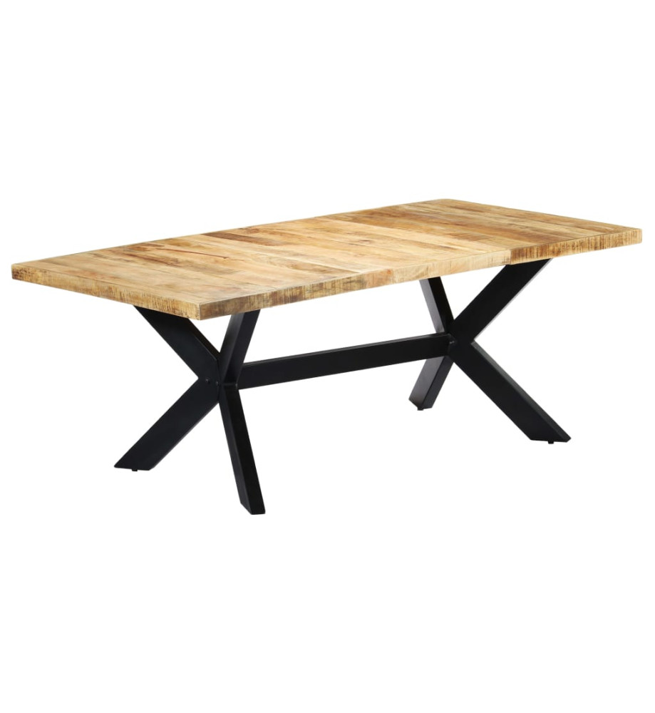 Table de salle à manger 200x100x75 cm Bois de manguier solide