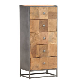 Armoire à tiroirs 45 x 30 x 100 cm Bois de récupération massif