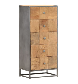 Armoire à tiroirs 45 x 30 x 100 cm Bois de récupération massif