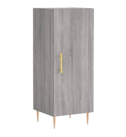 Buffet haut Sonoma gris 34,5x34x180 cm Bois d'ingénierie