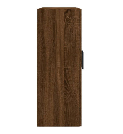 Armoires murales 2 pcs chêne marron bois d'ingénierie