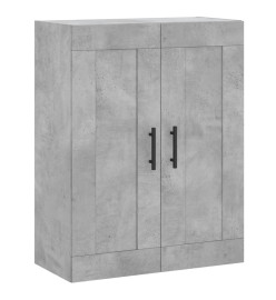 Armoire murale gris béton 69,5x34x90 cm bois d'ingénierie