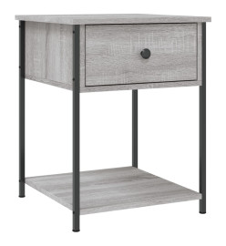 Table de chevet sonoma gris 44x45x58 cm bois d'ingénierie