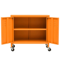 Armoire de rangement Orange 60x35x56 cm Acier