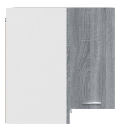 Armoire d'angle suspendue Sonoma gris 57x57x60 cm