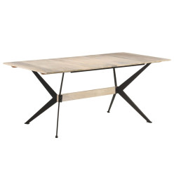 Table de salle à manger 180x90x76 cm Bois de manguier massif