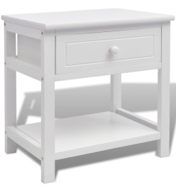 Table de chevet Bois Blanc