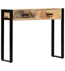 Table console 90 x 30 x 75 cm Bois de manguier massif