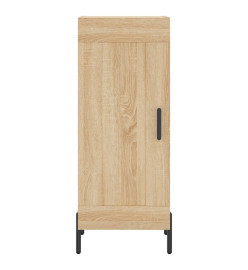 Buffet haut Chêne sonoma 34,5x34x180 cm Bois d'ingénierie