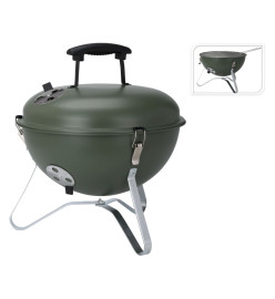 ProGarden Barbecue forme de boule 37 cm vert olive