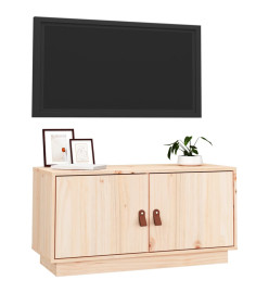 Meuble TV 80x34x40 cm Bois de pin massif