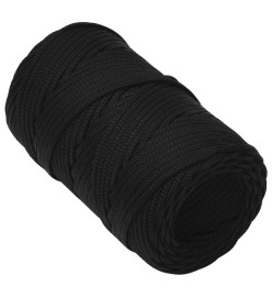 Corde de travail Noir 2 mm 100 m Polyester