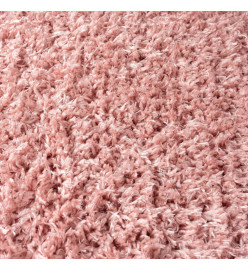 Tapis shaggy à poils hauts Rose 160x230 cm 50 mm