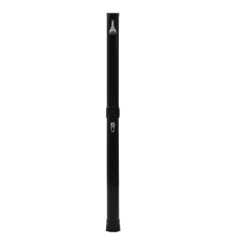 Douche solaire pliable Noir 214 cm 23 L