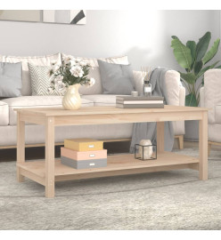 Table basse 110x55x45 cm Bois massif de pin