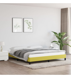 Cadre de lit Vert 160x200 cm Tissu