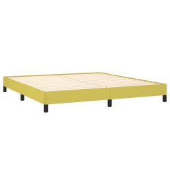 Cadre de lit Vert 160x200 cm Tissu