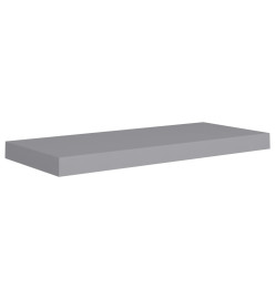 Étagère murale flottante gris 60x23,5x3,8 cm MDF