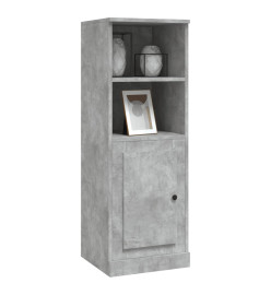 Buffet haut gris béton 36x35,5x103,5 cm bois d'ingénierie