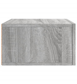 Table de chevet murale sonoma gris 35x35x20 cm