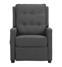 Fauteuil de massage Gris foncé Tissu