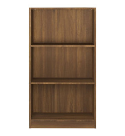 Bibliothèque Chêne marron 60x24x109 cm Bois d'ingénierie