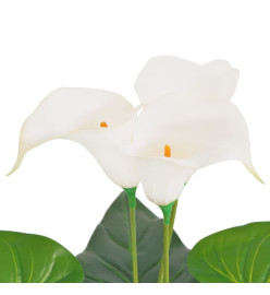 Plante artificielle avec pot Lis Calla 85 cm Blanc