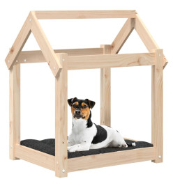 Lit pour chien 61x50x70 cm Bois de pin solide