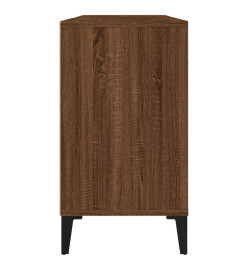 Meuble d'évier chêne marron 80x33x60 cm bois d'ingénierie