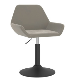 Tabouret de bar Gris clair Velours