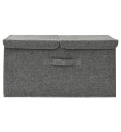 Boîte de rangement Tissu 50x30x25 cm Anthracite