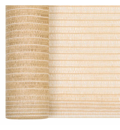 Filet brise-vue Beige 1,5x25 m PEHD 195 g/m²