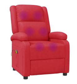 Fauteuil de massage Rouge Similicuir