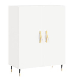 Buffet haut Blanc 69,5x34x180 cm Bois d'ingénierie