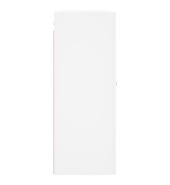 Armoire murale blanc 69,5x34x90 cm