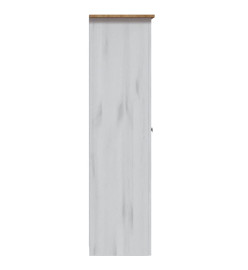 Garde-robe 3 portes Blanc 118x50x171,5cm Pin Assortiment Panama