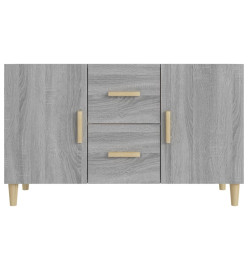 Buffet sonoma gris 100x36x60 cm bois d'ingénierie