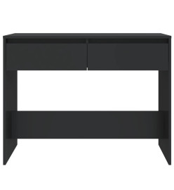 Table console Noir 100x35x76,5 cm Aggloméré