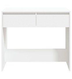 Table console Blanc 89x41x76,5 cm Acier