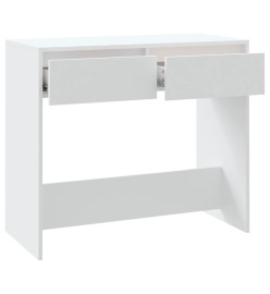 Table console Blanc 89x41x76,5 cm Acier