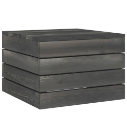 Salon palette de jardin 4 pcs avec coussins Bois de pin massif