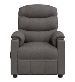 Fauteuil de massage Gris foncé Tissu