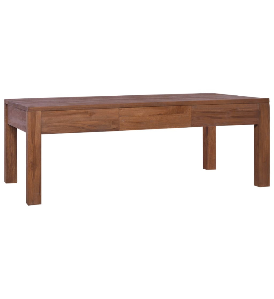 Table basse 110x60x40 cm Bois de teck massif