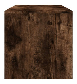 Table basse Chêne fumé 100x40x40 cm Bois d'ingénierie