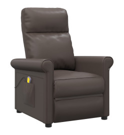 Fauteuil de massage Marron Similicuir