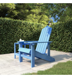 Chaise Adirondack de jardin PEHD Bleu marine